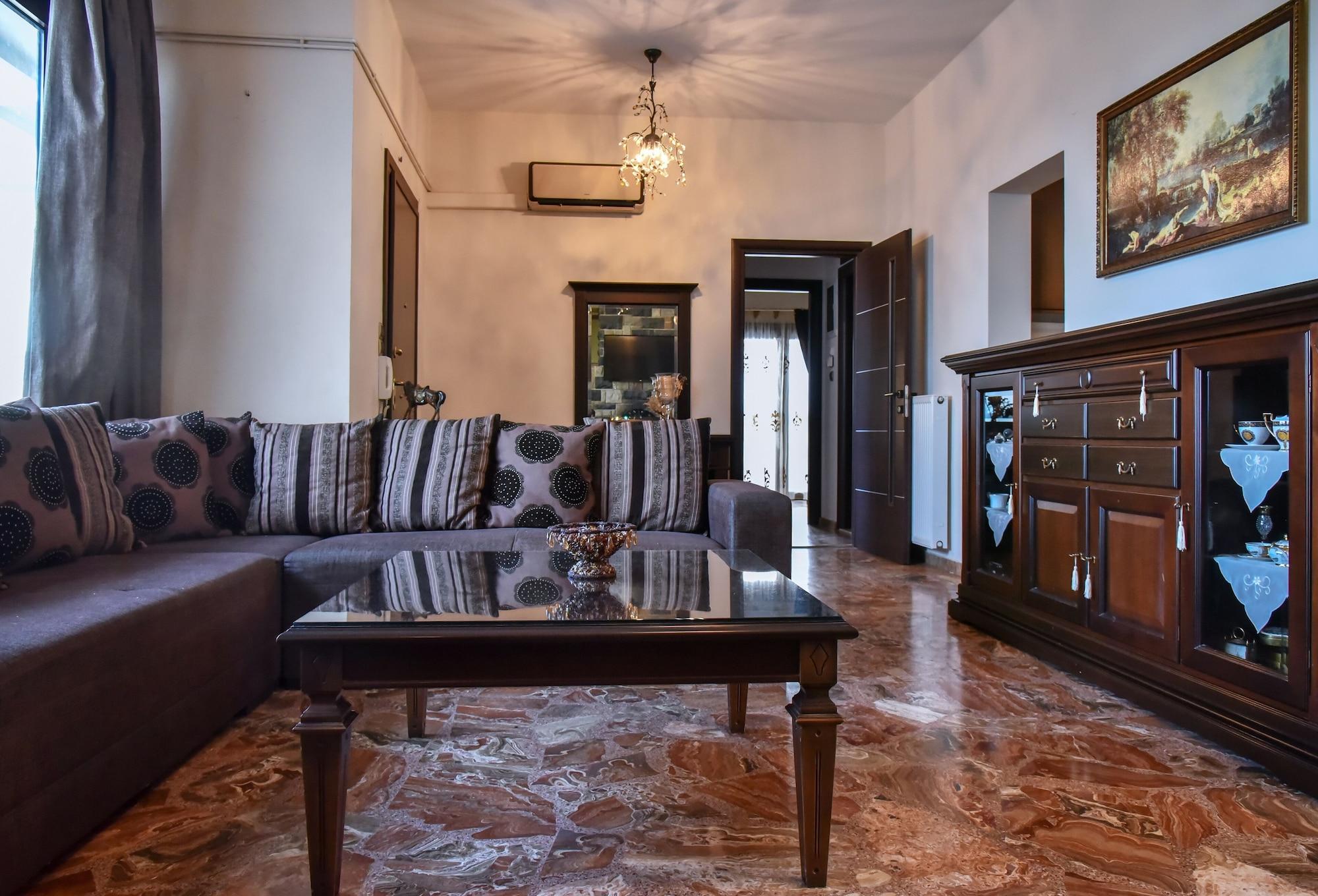 Iraklis Apartments Stalida Bagian luar foto