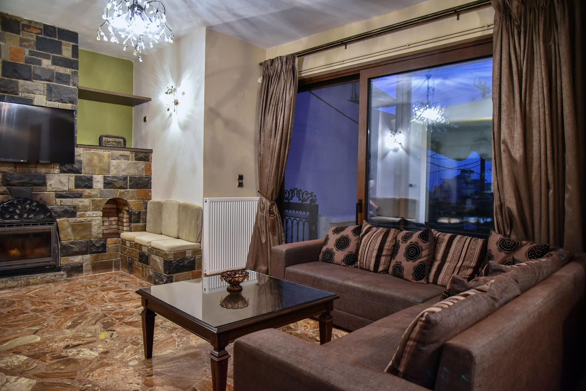 Iraklis Apartments Stalida Bagian luar foto